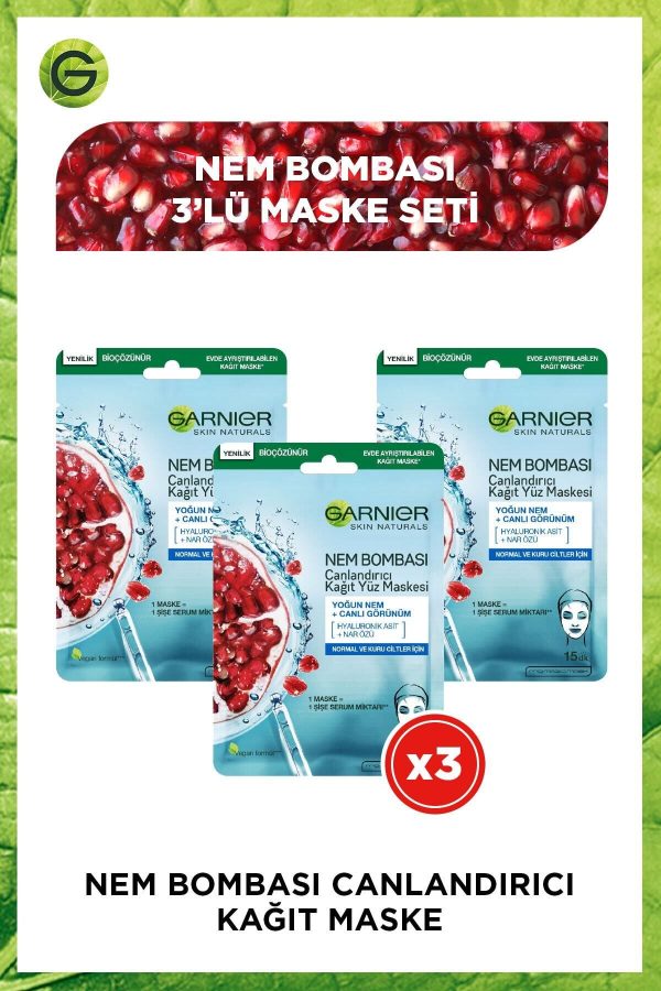 ماسک صورت اورجینال برند Garnier کد 770100149