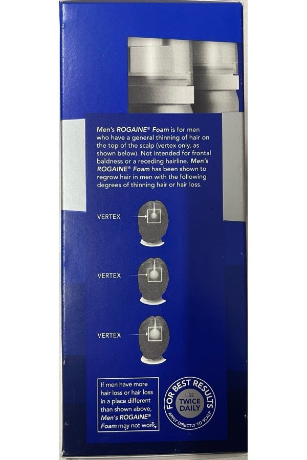 ست مراقبت از مو اورجینال برند Johnson johnson مدل Rogaine Mens Foam 3-month Supply کد 832948696 - Image 3