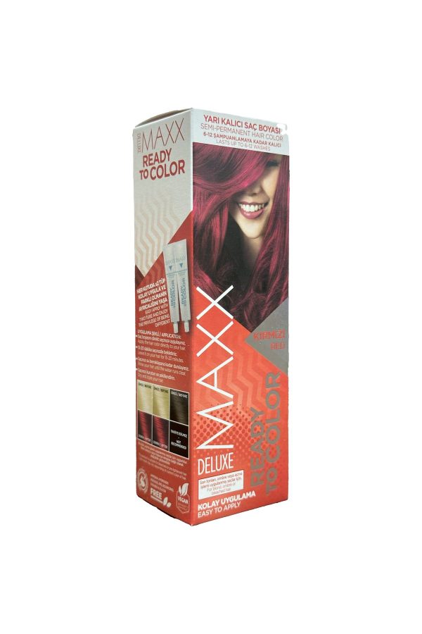 رنگ مو اورجینال برند Maxx deluxe مدل DELUXE SEMI PERMANENT HAIR DYE کد 810671519 - Image 2