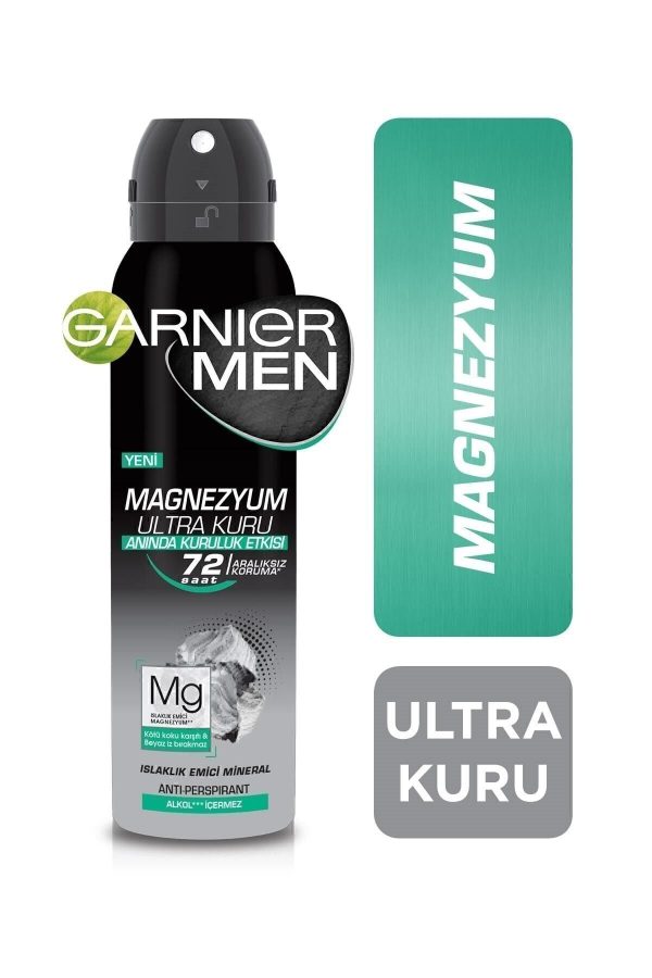 دئودورانت اورجینال برند Garnier مدل Magnezyum Ultra Kuru Sprey Deodorant کد 92192224