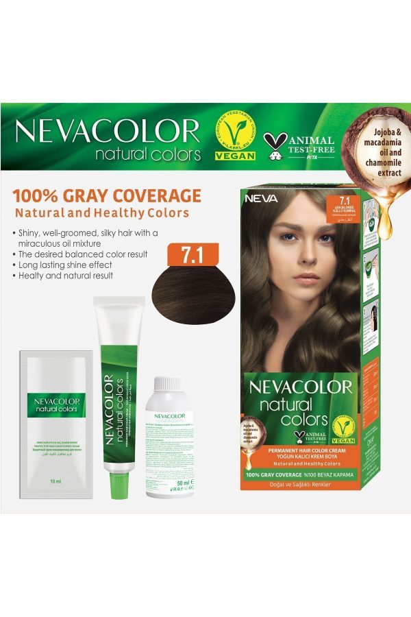 رنگ مو اورجینال برند Neva color کد 815987543 - Image 2
