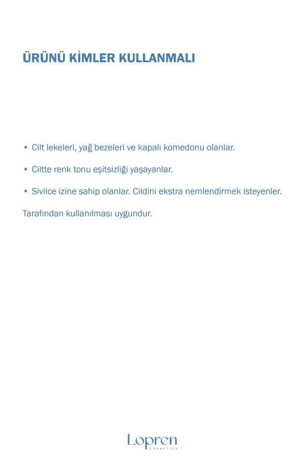 سرم پوست اورجینال برند Lopren مدل Leke Karşıtı Cilt Bakım Serumu کد 789191790 - Image 3