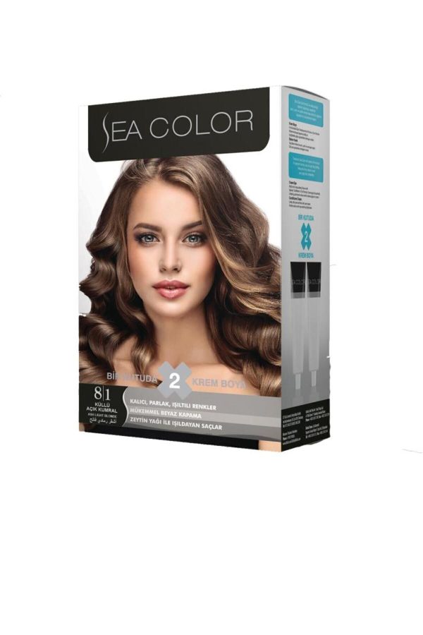 رنگ مو اورجینال برند Sea color مدل 81 Küllü Açık Kumral کد 32538752