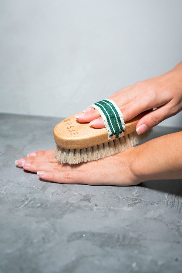 برس سلولیت اورجینال برند Efsun مدل Natural horsehair cellulite brush کد 712440273 - Image 2
