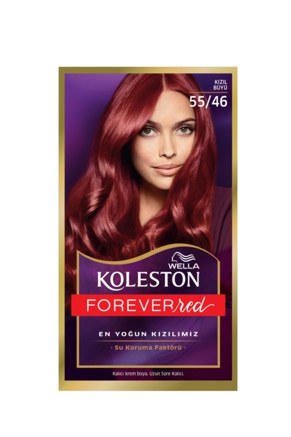 رنگ مو اورجینال برند Wella مدل Kızıl Büyü Koleston Kit 55/46 کد 43504394