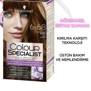 رنگ مو اورجینال برند Colour specialist مدل Kızıl Kahve 6-68 کد 916669