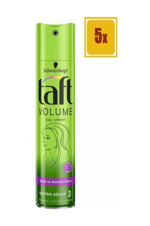 فوم مو اورجینال برند Taft مدل Volume 250 Ml 5'li Set کد 37607446