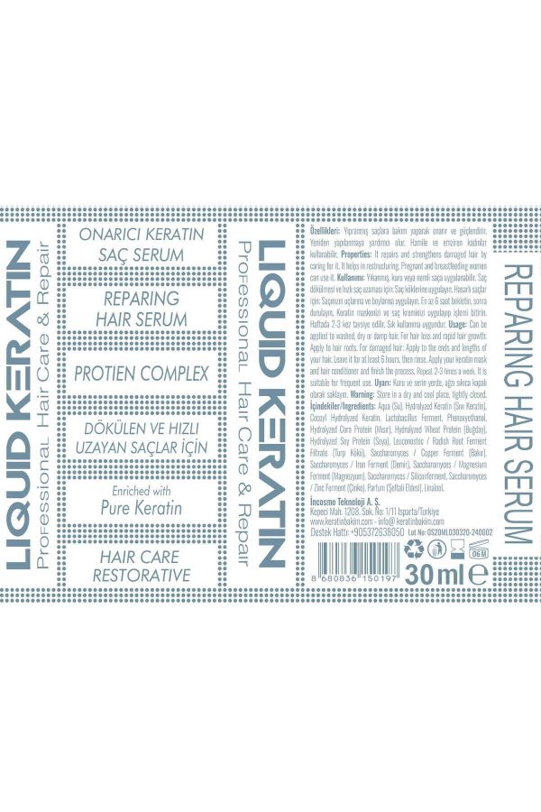 ست مراقبت از مو اورجینال برند Liquid keratin کد 37805170 - Image 7
