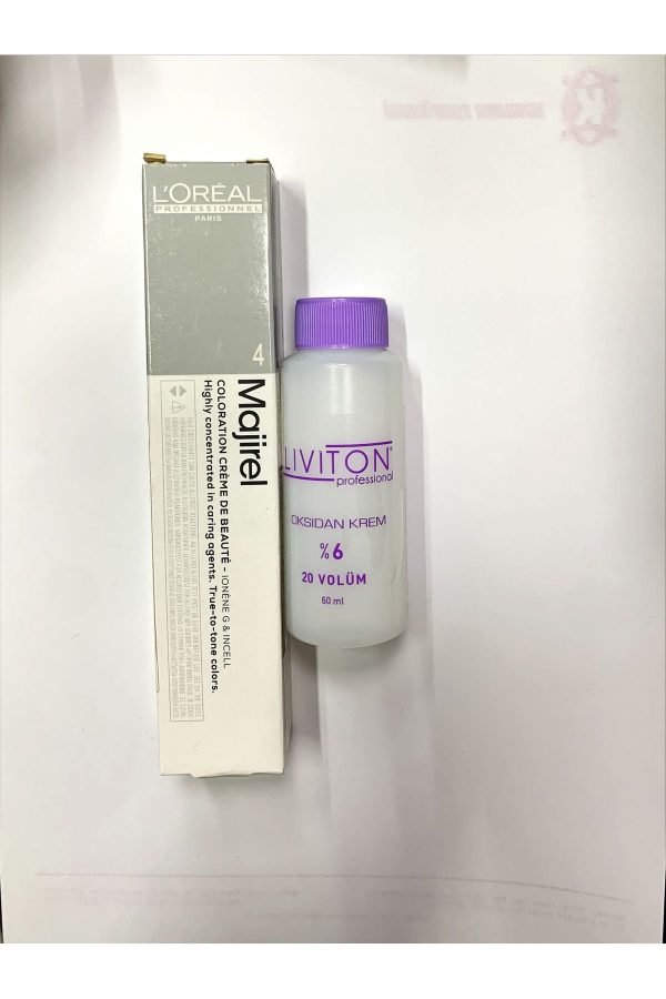 رنگ مو اورجینال برند L oreal professionnel مدل Hair dye with developer کد 772352864