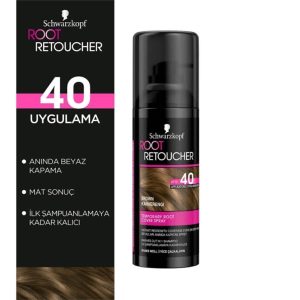 رنگ مو اورجینال برند Schwarzkopf مدل Beyaz Kapama Root Retoucher کد 218103256