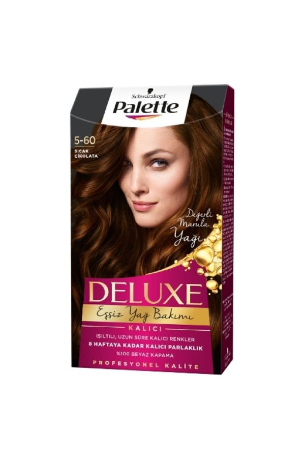 رنگ مو اورجینال برند Palette مدل DELUXE SAÇ BOYASI 5-60 کد 36692180