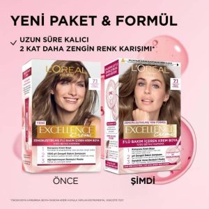 رنگ مو اورجینال برند L oreal paris مدل Excellence Creme 71 کد 833045615