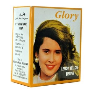 رنگ مو اورجینال برند Glory مدل 10g Pack of Yellow Henna کد 6929483