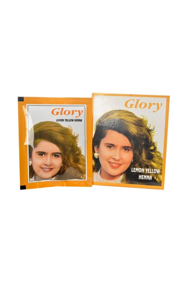 رنگ مو اورجینال برند Glory مدل 10g Pack of Yellow Henna کد 6929483 - Image 4