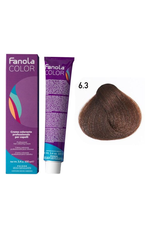 رنگ مو اورجینال برند Fanola مدل Color 100ml Dark Golden Blonde کد 353962645