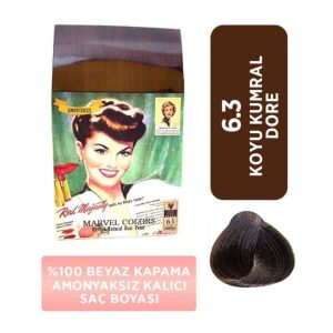 رنگ مو اورجینال برند Marvel colors مدل Amonyaksız Naturel Koyu Kumral Dore کد 34606868