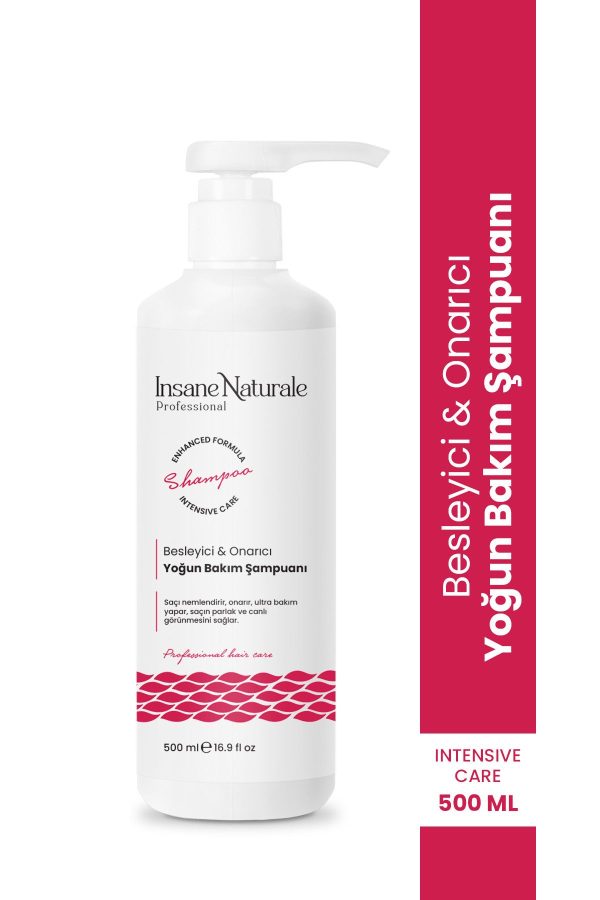 شامپو اورجینال برند Insane naturale مدل Yoğun Bakım Şampuanı 500 ml کد 826998510