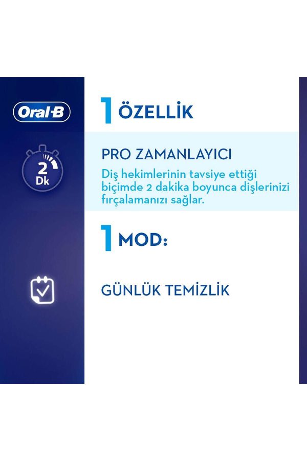 مسواک برقی اورجینال برند Oral b مدل D100 Kids کد 144107766 - Image 3