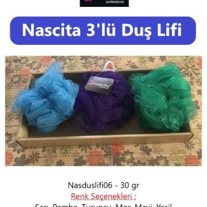 لیف و اسفنج حمام اورجینال برند Nascita مدل 3’lü Banyo Lifi 30 gr کد 766216589