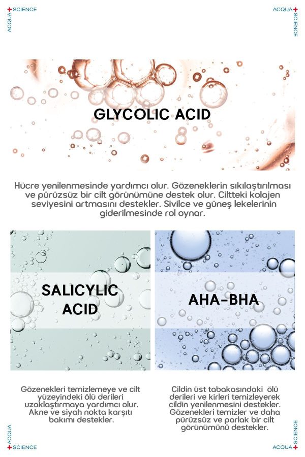 کرم جوان کننده اورجینال برند Acqua perfection مدل Arındırıcı Gözenek Sıkılaştırıcı Tonik کد 754537424 - Image 4