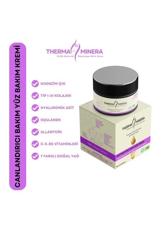 کرم صورت اورجینال برند Thermaminera مدل Anti-Aging Revitalizing Repairing Coenzyme Cream کد 721130420 - Image 3