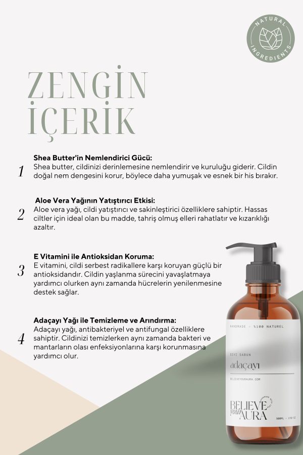 صابون مایع اورجینال برند Believe your aura کد 810246203 - Image 4