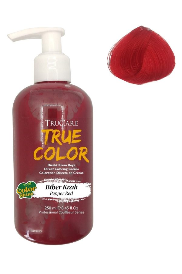 رنگ مو اورجینال برند Trucare مدل Truecolor Saç Boyası Biber Kızılı کد 384151644