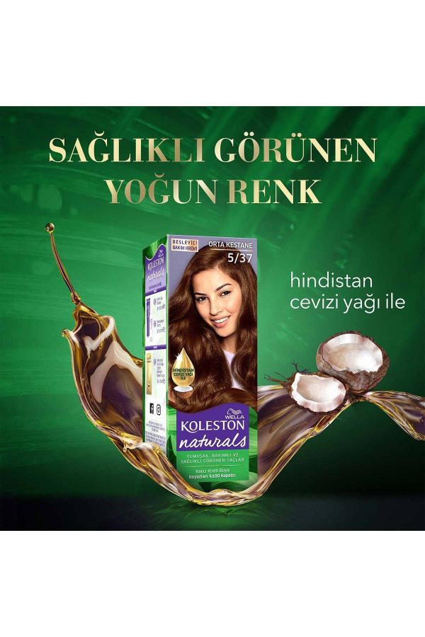 رنگ مو اورجینال برند Wella مدل Naturals Saç Boyası کد 46835261 - Image 6