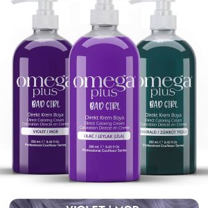 رنگ مو اورجینال برند Omega plus مدل Amonyaksız Renkli Saç Boyası Seti کد 215019600