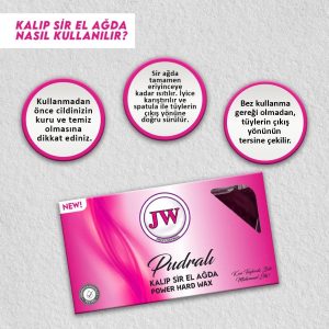 موم اورجینال برند Jw مدل KALIP AĞDA TİTANYUM PUDRALI 500GR کد 737136788