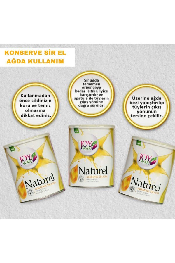 موم اورجینال برند Joywax مدل Konserve Sir Agda Naturel 800ml کد 51653572 - Image 2