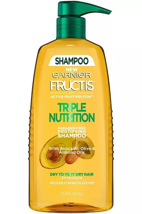 شامپو اورجینال برند Garnier مدل Triple Nutrition Besleyici Şampuan 1lt کد 309221354