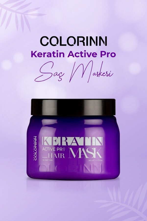 ماسک مو اورجینال برند Colorinn مدل Keratin Active Pro Hair Mask کد 183096075