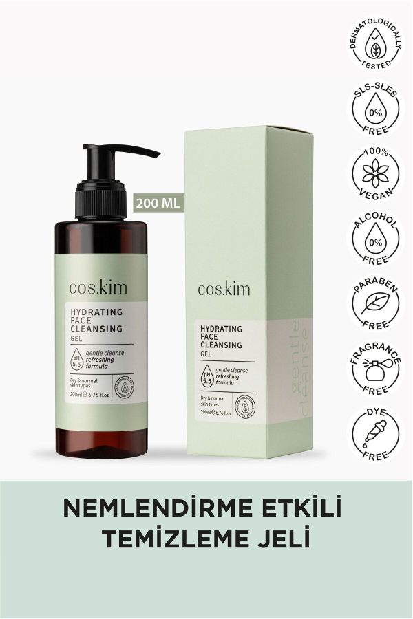 پاک کننده صورت اورجینال برند Cos kim مدل Hydrating Face Cleansing Gel 200ml کد 829025003