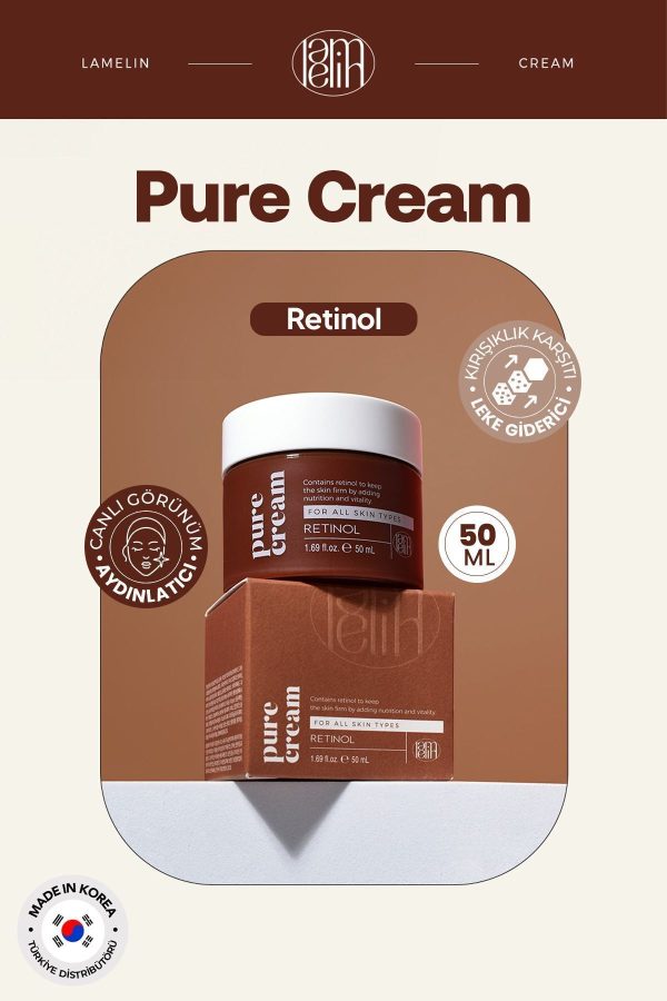 کرم صورت اورجینال برند Lamelin مدل Retinol Pure Cream 50 ml کد 823816508 - Image 2
