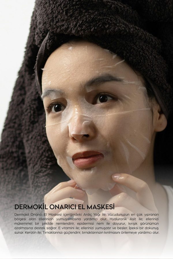 ماسک صورت اورجینال برند Dermokil مدل Vitamin C Paper Mask کد 234666126 - Image 3