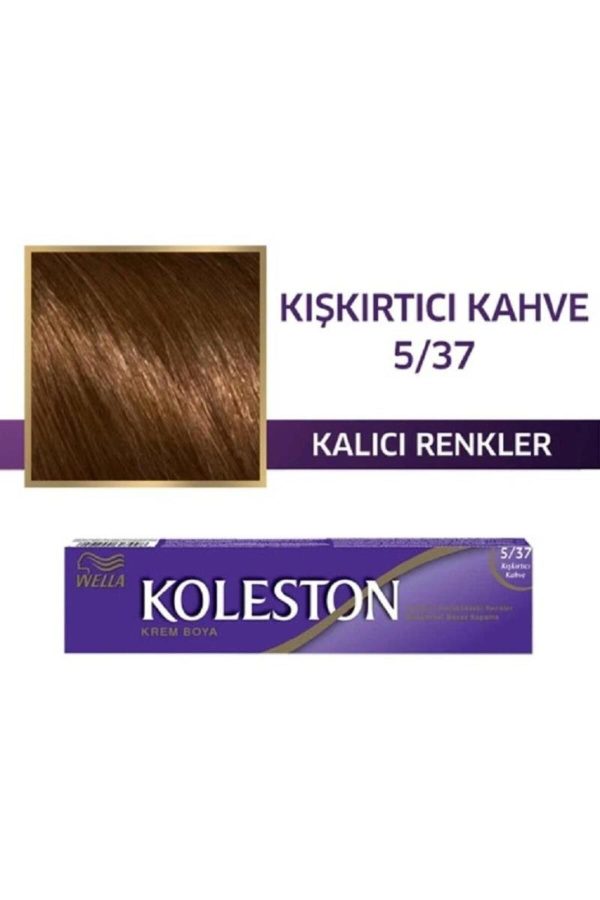 رنگ مو اورجینال برند Wella مدل Tüp 5/37 Kışkırtıcı Kahve کد 808361713 - Image 2
