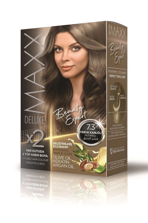 رنگ مو اورجینال برند Maxx deluxe مدل Maxx Beauty Expert 73 کد 39926820