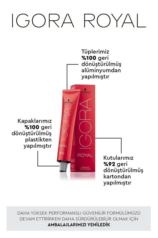 رنگ مو اورجینال برند Igora مدل 8-0 Açık Kumral Saç Boyası کد 6062564 - Image 3
