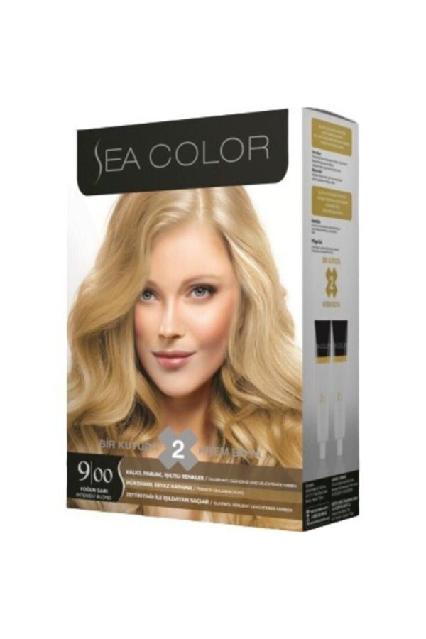 رنگ مو اورجینال برند Sea color مدل Intense Yellow Hair Dye کد 71246147