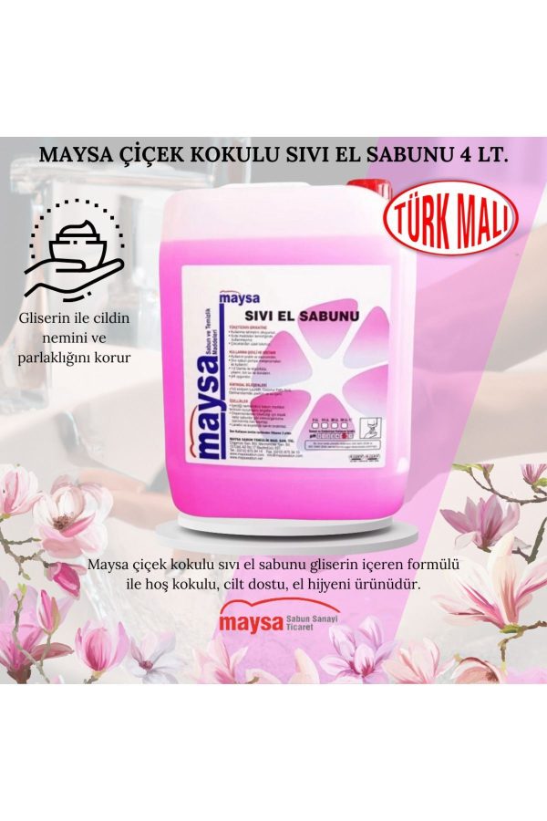 صابون مایع اورجینال برند Maysa مدل 4 Lt Liquid Hand Soap کد 277120438