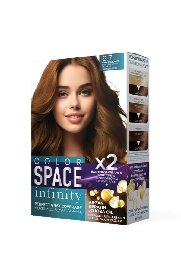 رنگ مو اورجینال برند Color space infinity کد 768939890