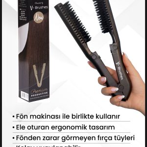 برس و شانه مو اورجینال برند V brushes کد 823681997