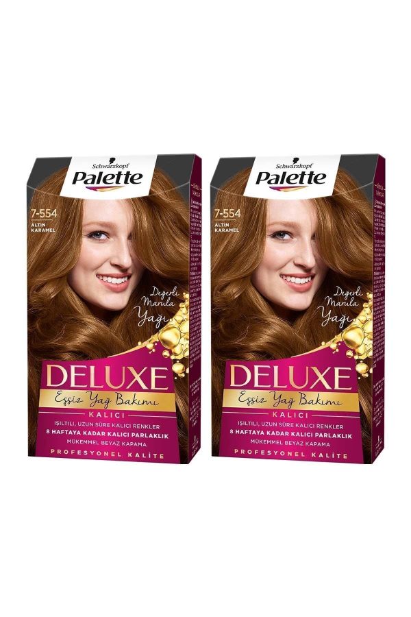 رنگ مو اورجینال برند Palette مدل Palette Deluxe 7-554 کد 4405506
