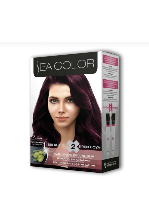 رنگ مو اورجینال برند Sea color کد 171154331