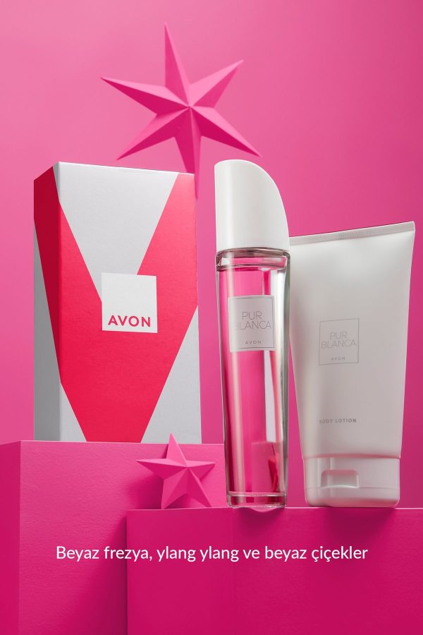 ادکلن اورجینال برند Avon مدل Pur Blanca Gift Set کد 781950665 - Image 2
