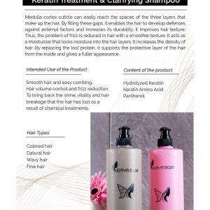 ست مراقبت از مو اورجینال برند Native base مدل Daily Keratin Treatment 1000 ml کد 34468643