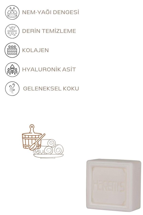 صابون جامد اورجینال برند Harem s مدل Turkish Bath Soap 120 g کد 742661902 - Image 2