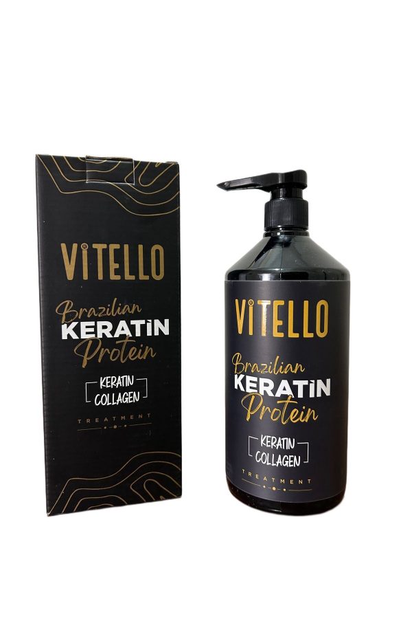 کرم مو اورجینال برند Vitello مدل Keratin Protein Treatment 1000 ml کد 823519354 - Image 2