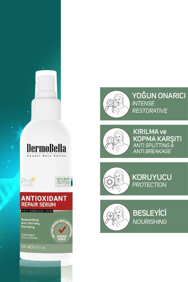 روغن و سرم مو اورجینال برند Dermobella مدل Anti-oxidant Repair Spray 125ml کد 635378535 - Image 2